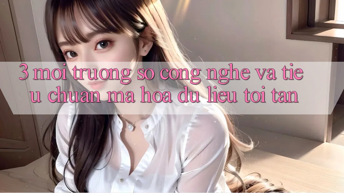 3. Môi trường số công nghệ và tiêu chuẩn mã hóa dữ liệu tối tân