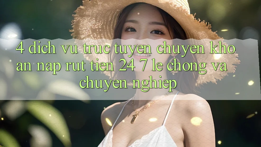 4. Dịch vụ trực tuyến chuyển khoản nạp - rút tiền 24/7: Lẹ chóng và chuyên nghiệp