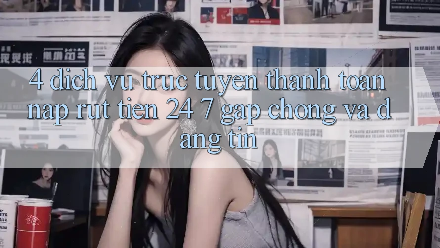 4. Dịch vụ trực tuyến thanh toán nạp - rút tiền 24/7: Gấp chóng và đáng tin