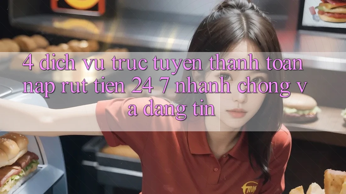 4. Dịch vụ trực tuyến thanh toán nạp - rút tiền 24/7: Nhanh chóng và đáng tin