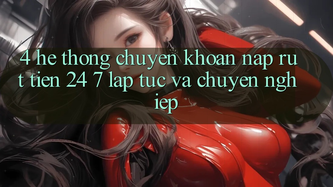 4. Hệ thống chuyển khoản nạp - rút tiền 24/7: Lập tức và chuyên nghiệp