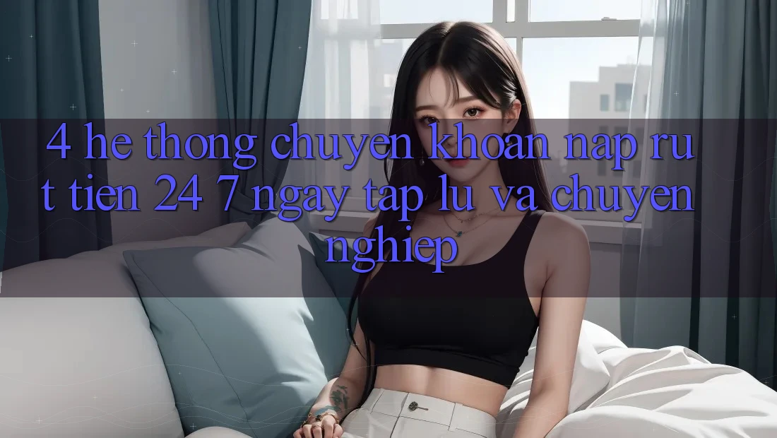 4. Hệ thống chuyển khoản nạp - rút tiền 24/7: Ngay tắp lự và chuyên nghiệp