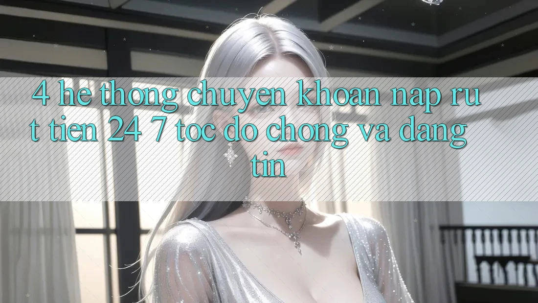 4. Hệ thống chuyển khoản nạp - rút tiền 24/7: Tốc độ chóng và đáng tin