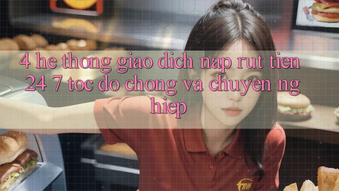 4. Hệ thống giao dịch nạp - rút tiền 24/7: Tốc độ chóng và chuyên nghiệp