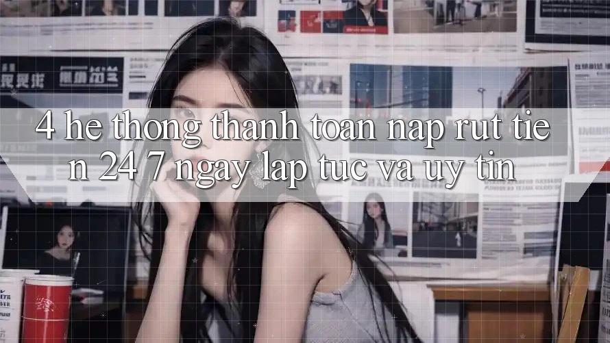 4. Hệ thống thanh toán nạp - rút tiền 24/7: Ngay lập tức và uy tín