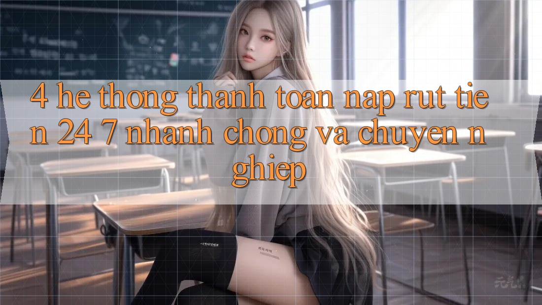 4. Hệ thống thanh toán nạp - rút tiền 24/7: Nhanh chóng và chuyên nghiệp