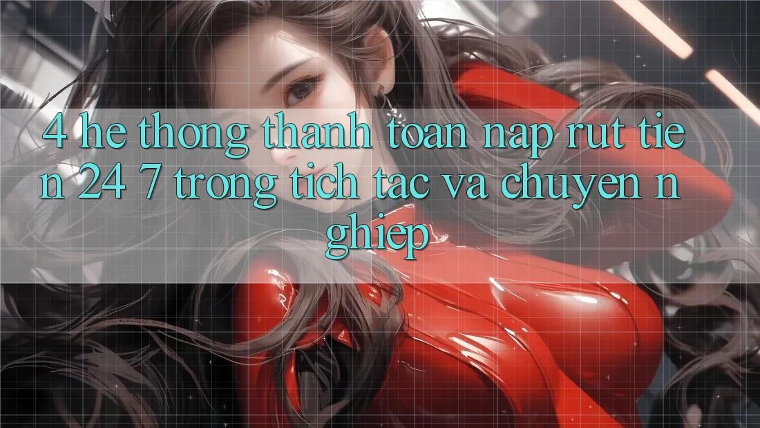 4. Hệ thống thanh toán nạp - rút tiền 24/7: Trong tích tắc và chuyên nghiệp