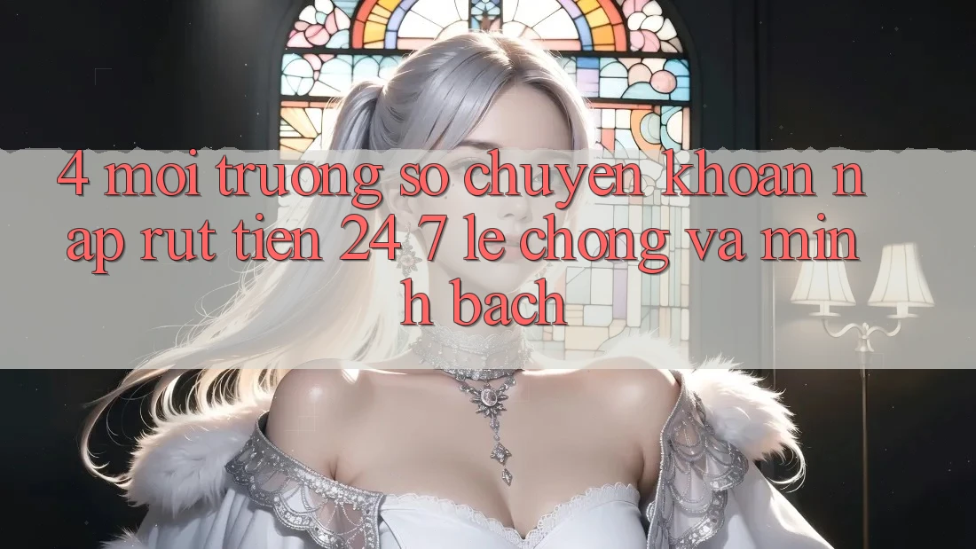 4. Môi trường số chuyển khoản nạp - rút tiền 24/7: Lẹ chóng và minh bạch