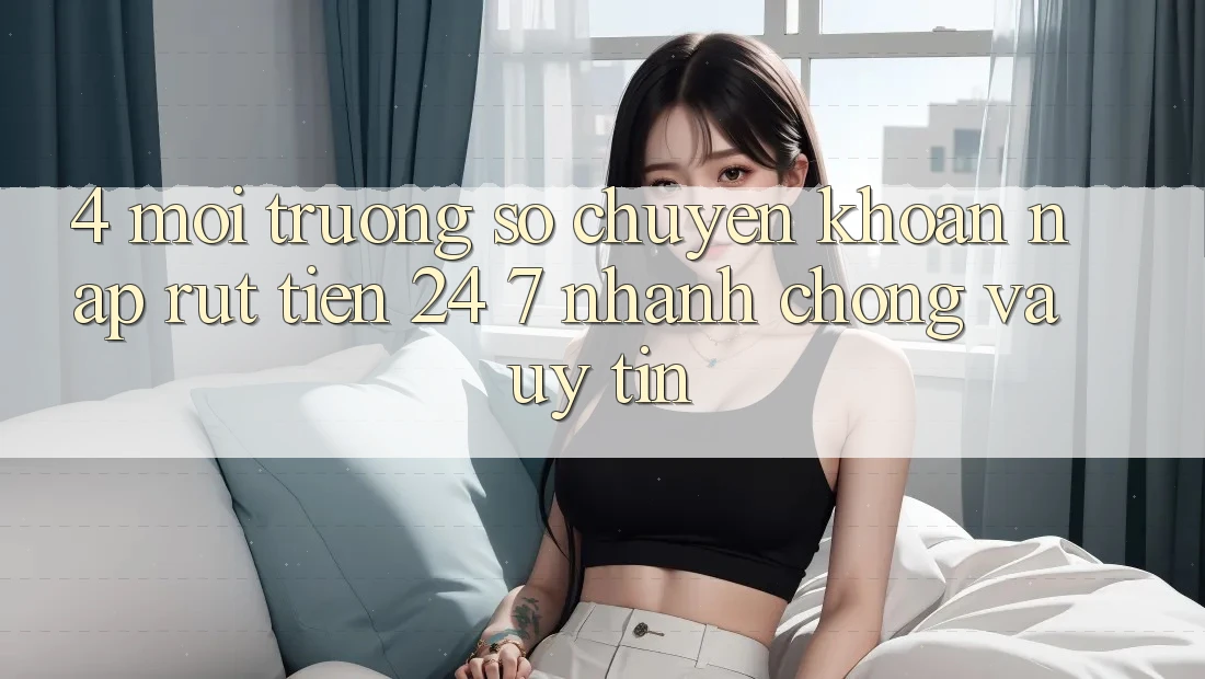 4. Môi trường số chuyển khoản nạp - rút tiền 24/7: Nhanh chóng và uy tín