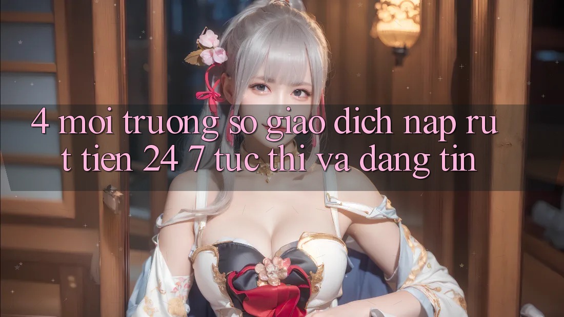 4. Môi trường số giao dịch nạp - rút tiền 24/7: Tức thì và đáng tin