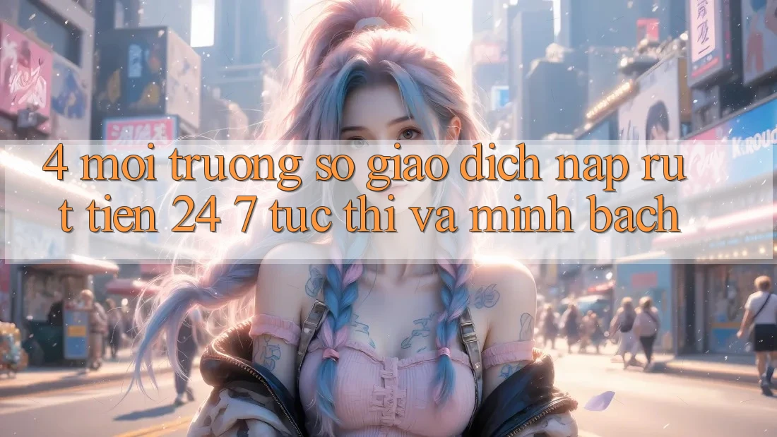 4. Môi trường số giao dịch nạp - rút tiền 24/7: Tức thì và minh bạch