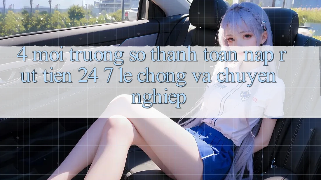 4. Môi trường số thanh toán nạp - rút tiền 24/7: Lẹ chóng và chuyên nghiệp
