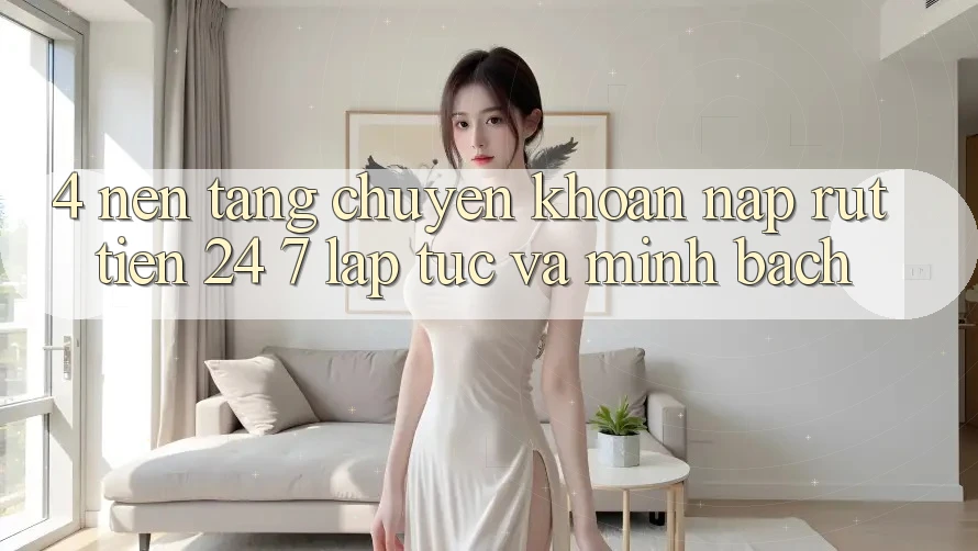 4. Nền tảng chuyển khoản nạp - rút tiền 24/7: Lập tức và minh bạch