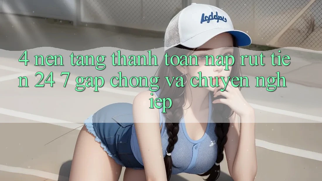 4. Nền tảng thanh toán nạp - rút tiền 24/7: Gấp chóng và chuyên nghiệp
