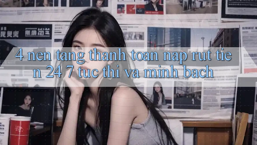 4. Nền tảng thanh toán nạp - rút tiền 24/7: Tức thì và minh bạch