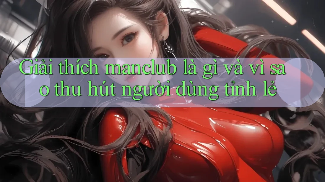 Giải thích manclub là gì và vì sao thu hút người dùng tỉnh lẻ