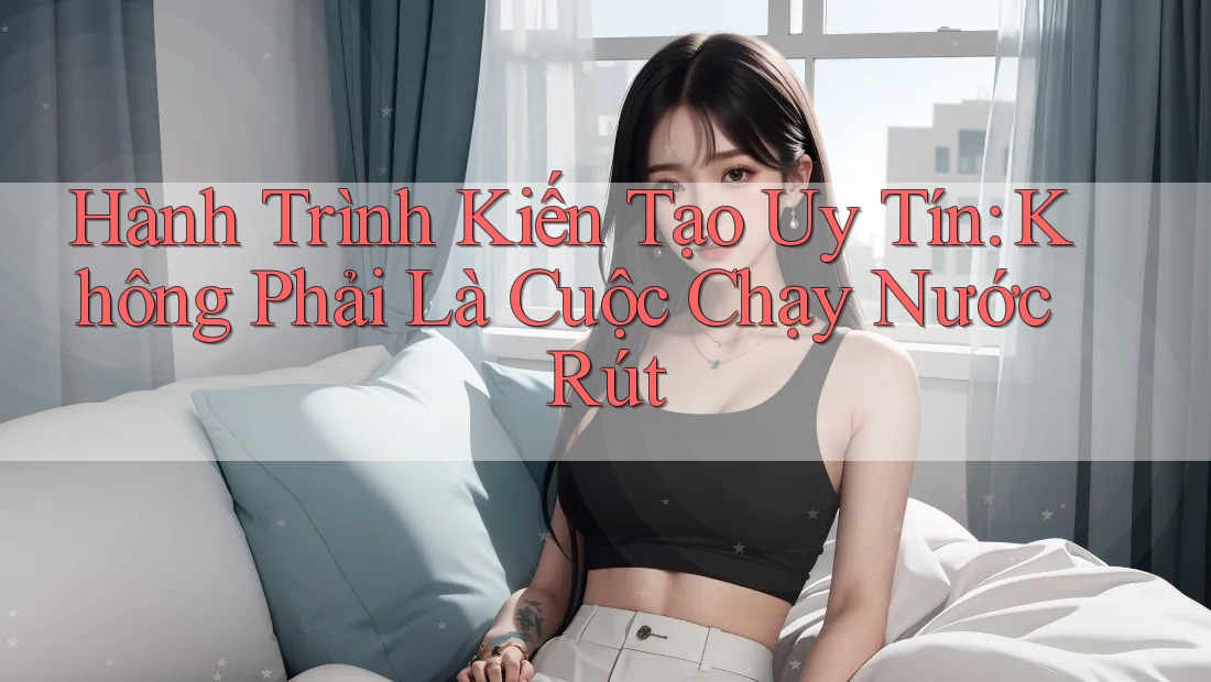 Hành Trình Kiến Tạo Uy Tín: Không Phải Là Cuộc Chạy Nước Rút