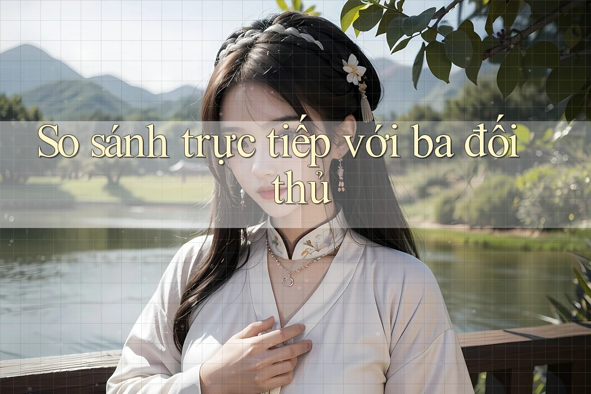So sánh trực tiếp với ba đối thủ